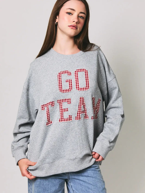 Go Team Stitched Sweatshirt