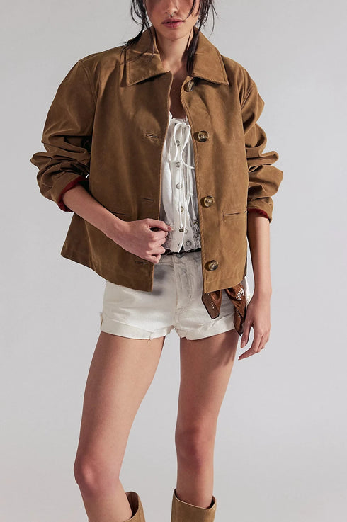 Hera Vegan Suede Jacket - We The Free