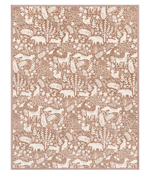 Whimsical Woods Sepia Blanket