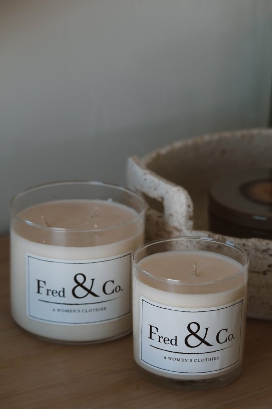 3 Wick Fred & Co. Signature Candle - Fred & Co. - 3 Wick (100 Hour Burn)