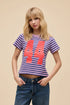 44 Striped Vintage Tee