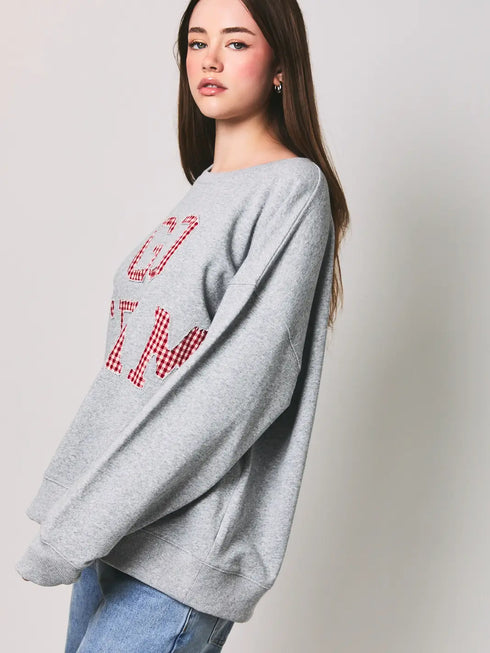 Go Team Stitched Sweatshirt