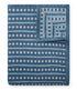 Beach Pebble Cornflower Blanket