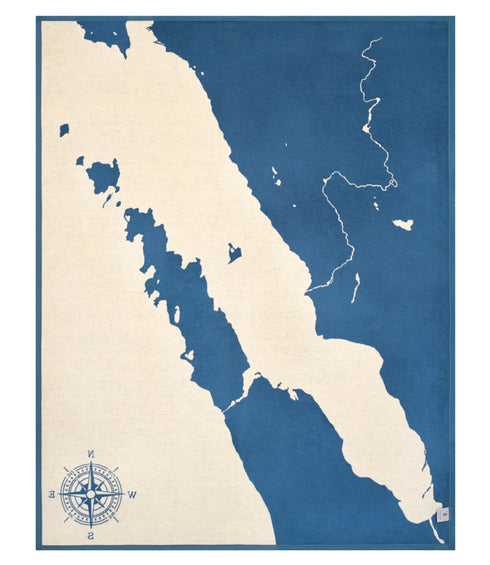 Door County Map Blanket