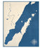 Door County Map Blanket