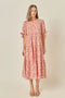 Embroidered Midi Dress