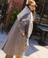 Hayes Houndstooth Trench Coat