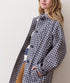 Hayes Houndstooth Trench Coat