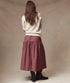Gia Oxford Midi Skirt