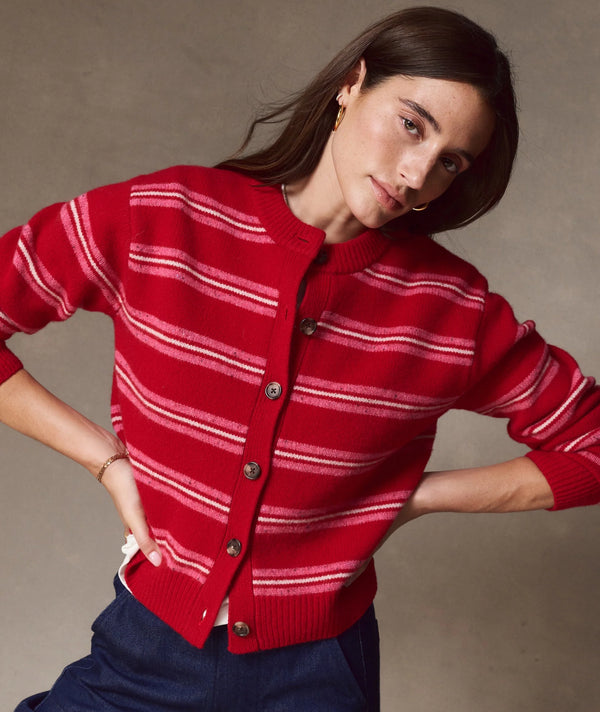 Merino Crewneck Cardigan