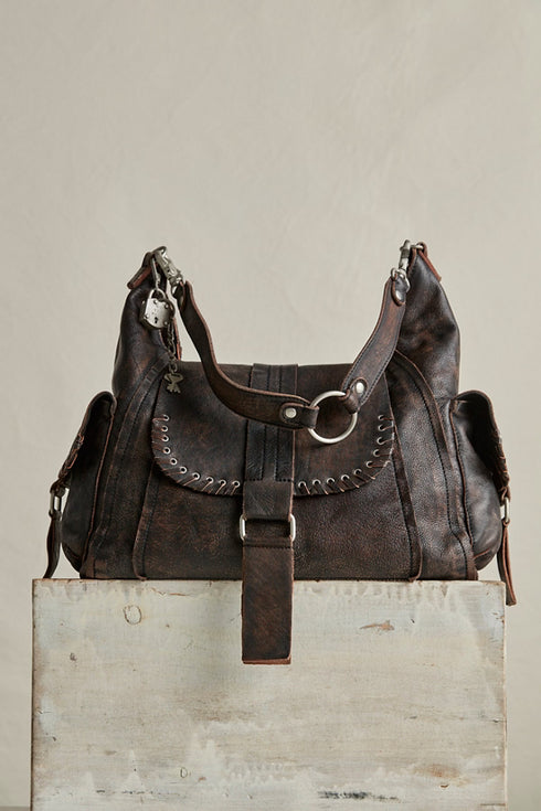 Leigh Distressed Hobo- We The Free