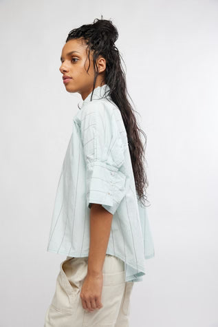 Seaside Cotton Stripe Shirt - We The Free