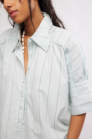 Seaside Cotton Stripe Shirt - We The Free