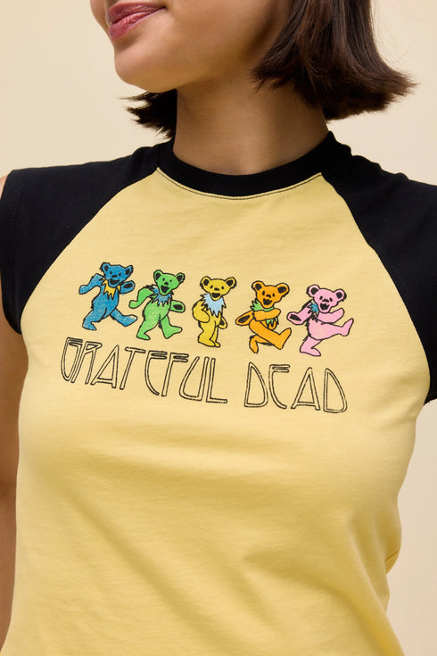 Grateful Dead Bears Raglan Tank