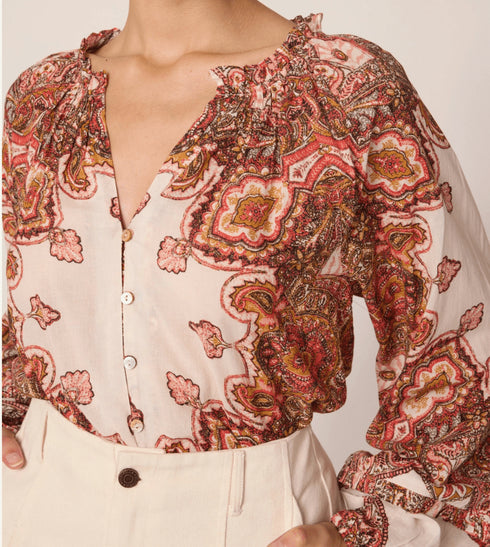 Alicia Blouse - Cleobella - Foulard Paisley