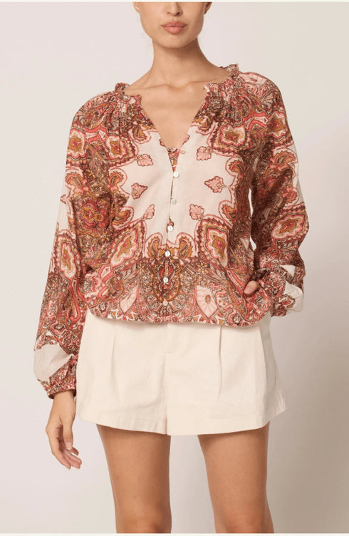 Alicia Blouse - Cleobella - Foulard Paisley