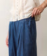 Allison Pleated Wide Leg Denim Trouser - Marine Layer - Medium Wash