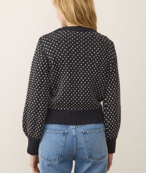 Alma Crewneck - Marine Layer - Black/White