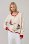 Alpine Ski Toggle Cardigan - Fred & Co. - Beige