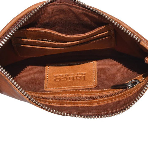 Amal Wristlet/Clutch - Latico - Cognac