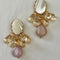 Amara Earrings - Sandrine France Studio - Gold/Pearl