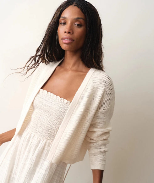 Anacapa Cardigan - Marine Layer - Antique White