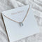 Aquamarine Necklace - Milk Moon - Aquamarine