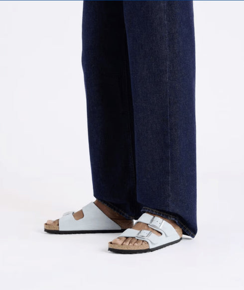 Arizona Baby Blue Suede - Birkenstock - Baby Blue