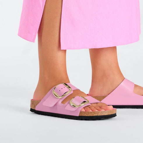Arizona Big Buckle Hi Shine - Birkenstock - Surf Green