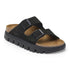 Arizona Platform Suede Leather - Birkenstock - Black