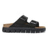 Arizona Platform Suede Leather - Birkenstock - Black