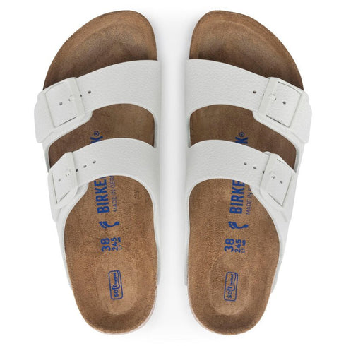 Arizona Soft Footbed Leather - Birkenstock - White