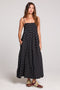 Arosa Midi Dress - Saltwater Luxe - Black and White