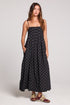 Arosa Midi Dress - Saltwater Luxe - Black and White