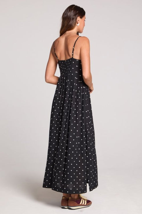 Arosa Midi Dress - Saltwater Luxe - Black and White