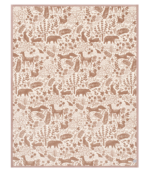 Whimsical Woods Sepia Blanket