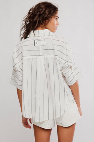 Seaside Cotton Stripe Shirt - We The Free