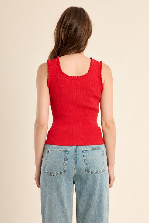Bailey Knit Tank - Molly Bracken - Red