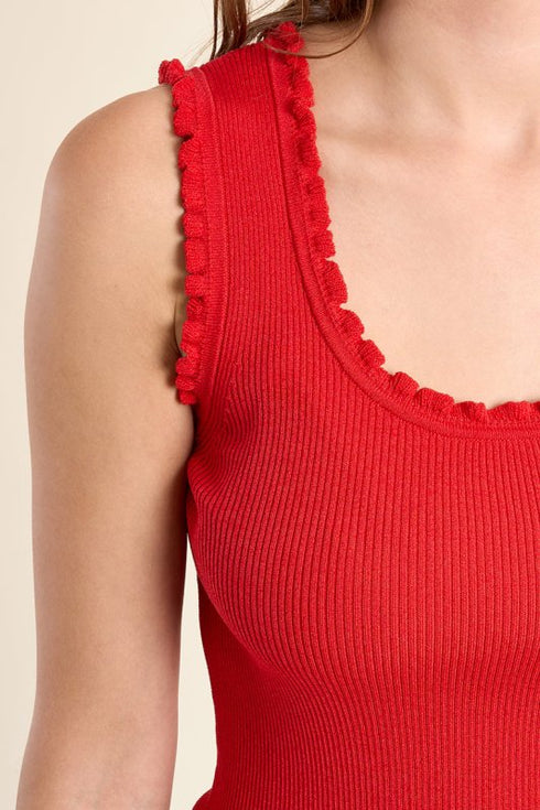 Bailey Knit Tank - Molly Bracken - Red
