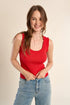 Bailey Knit Tank - Molly Bracken - Red