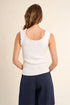 Bailey Knit Tank - Molly Bracken - White