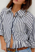 Bailey Stripe Shirt - We The Free - We The Free by Free People - Nautical Navy Combo