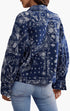 Bandana Jacquard Shirt Jacket - We The Free - We The Free by Free People - Indigo Combo