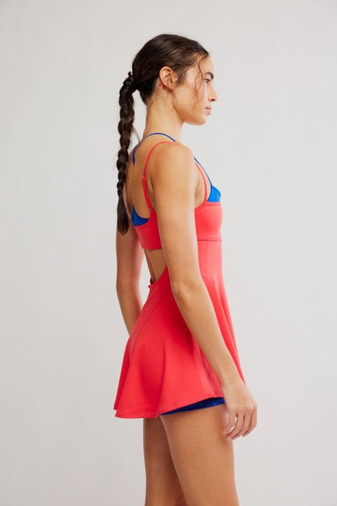 Baseline Tennis Dress - Fp Movement - Free People Movement - Grapefruit Combo