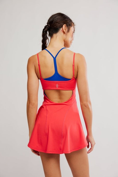 Baseline Tennis Dress - Fp Movement - Free People Movement - Grapefruit Combo