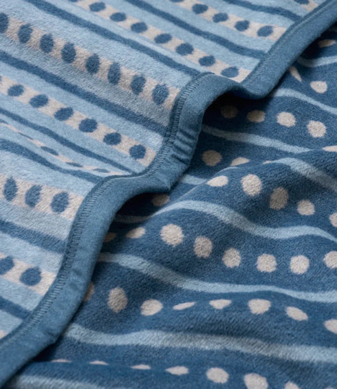 Beach Pebble Cornflower Blanket - ChappyWrap - Beach Pebble
