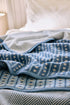 Beach Pebble Cornflower Blanket - ChappyWrap - Beach Pebble