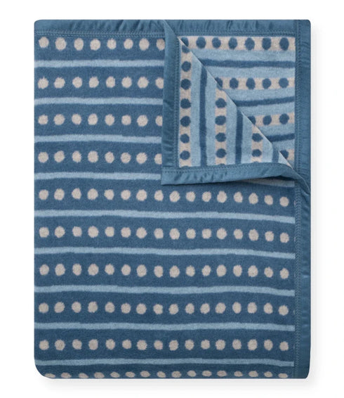 Beach Pebble Cornflower Blanket - ChappyWrap - Beach Pebble