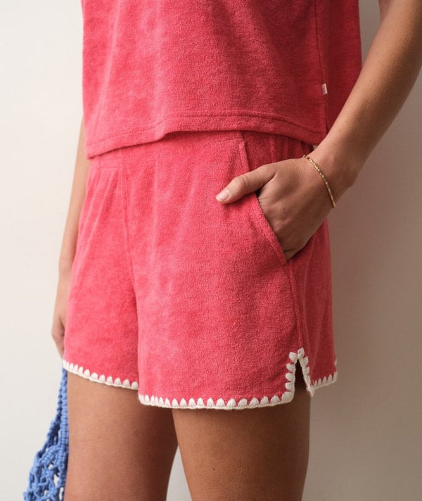 Beach Terry Short - Marine Layer - Red