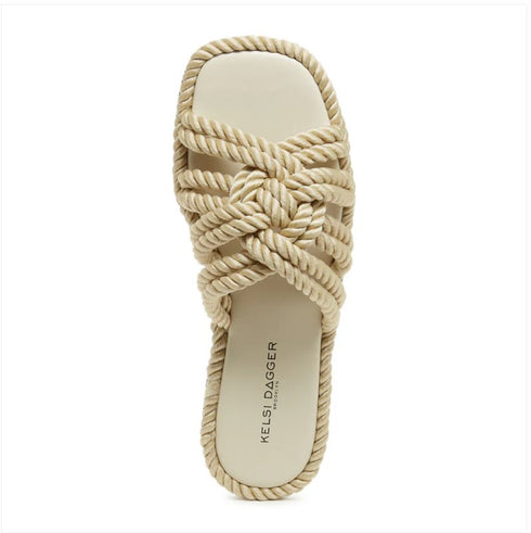 Beachy Woven Sandal - Kelsi Dagger - Natural